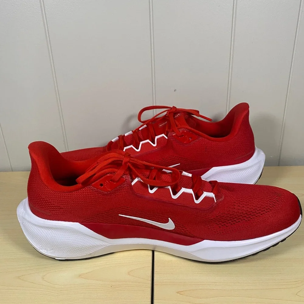 Nike Air Zoom Pegasus 41 Running Shoes Sneakers Mens Size 15 Red - Picture 9 of 15